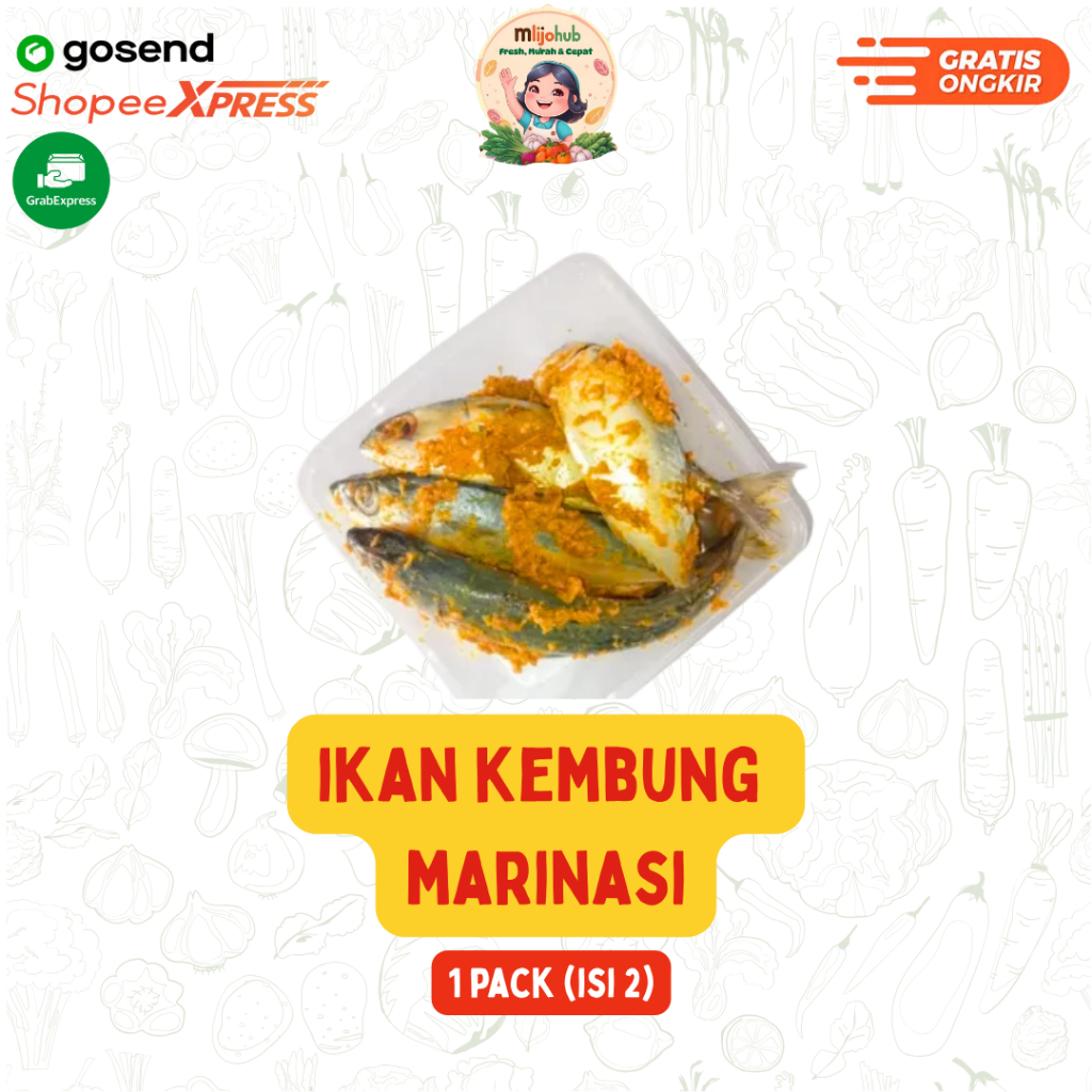 

Ikan Kembung Marinasi Pack - Pengiriman Instan - Fresh Mlijohub Malang