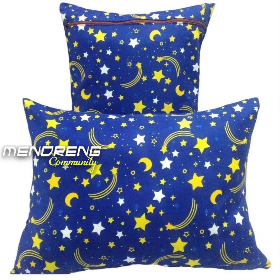 Sarung Bantal Motif Bulan Bintang / Sarung Bantal Guling Aesthetic