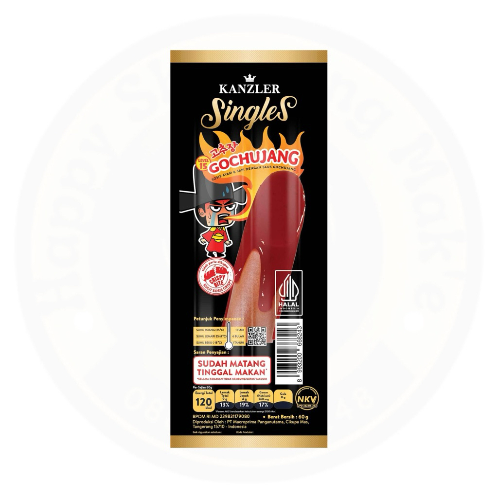 

KANZLER SINGLES SOSIS GOCHUJANG 65 gr