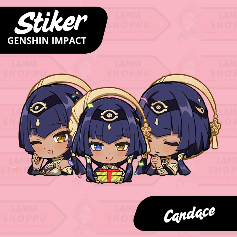 

Stiker Candace Genshin Impact | Sticker Candace GI | Stiker Laptop Vinyl Anti Air