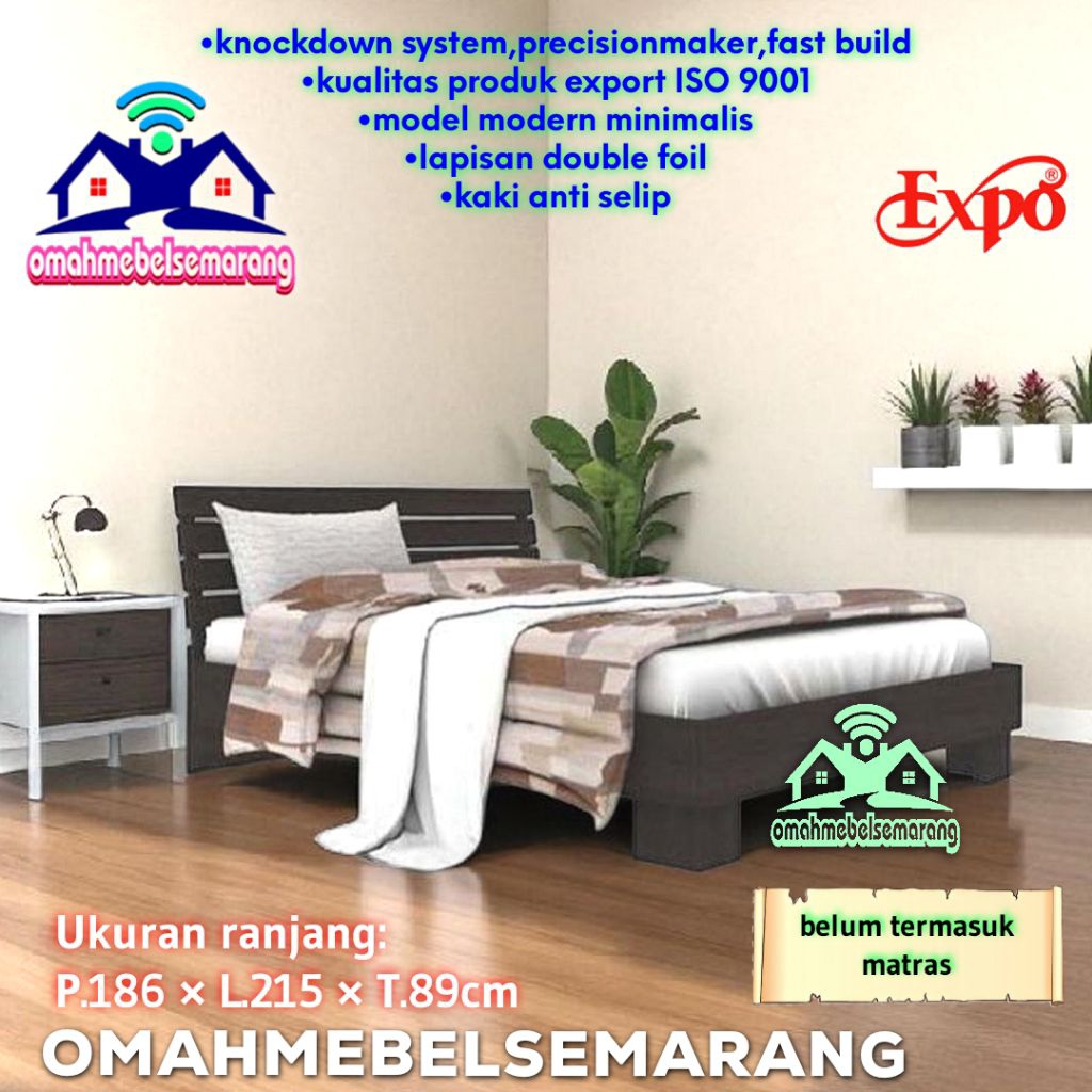 Divan Ranjang EXPO DB 3206  Dipan Tempat tidur Minimalis Modern