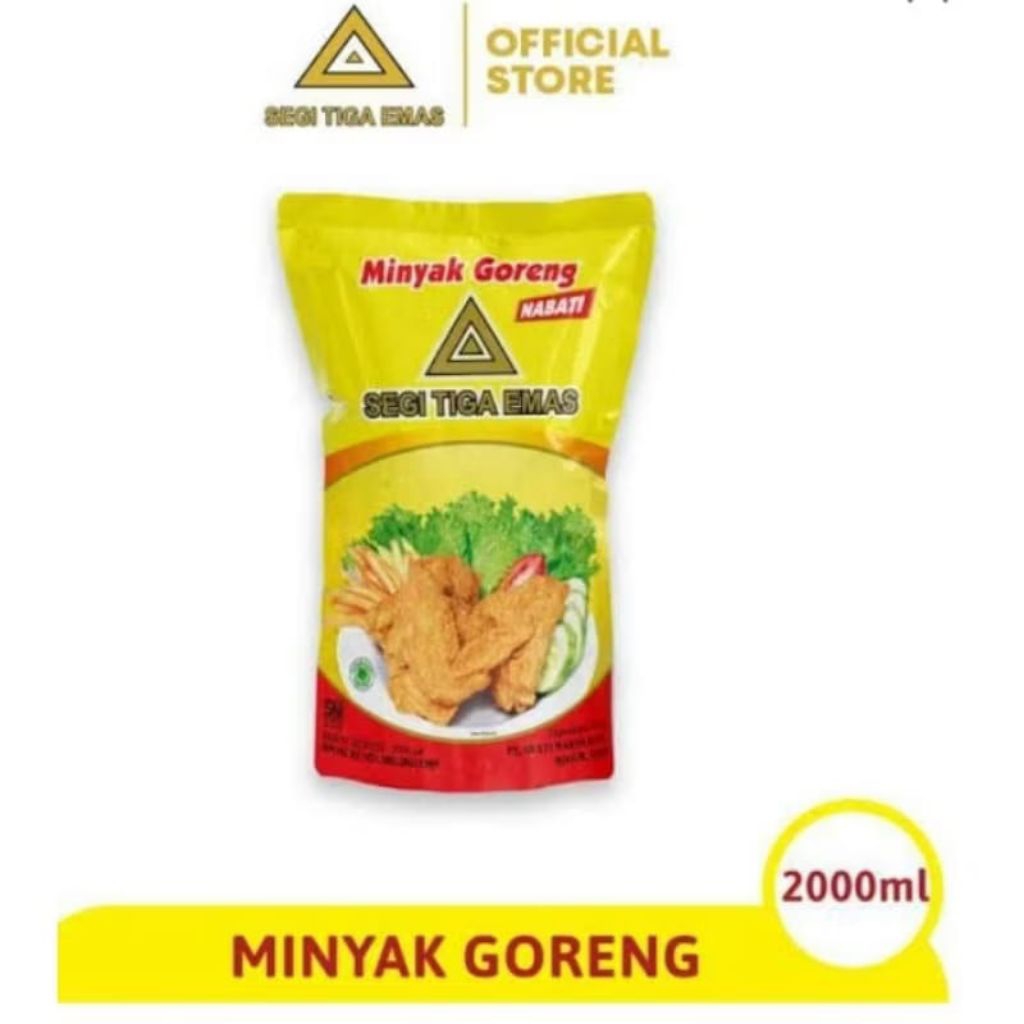 

Minyak Goreng Segitiga emas 2 liter