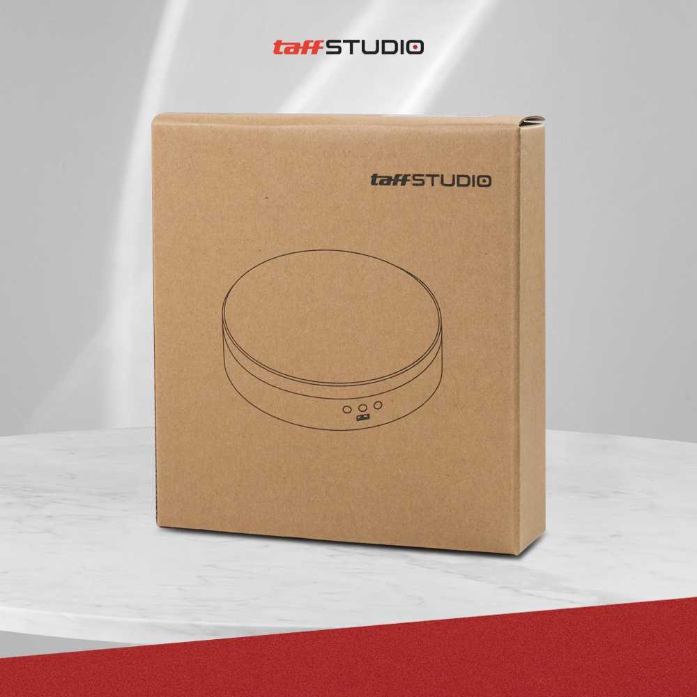 TaffSTUDIO Alas Putar Fotografi Mirror Rotating 360 Turntable 20cm - BK360