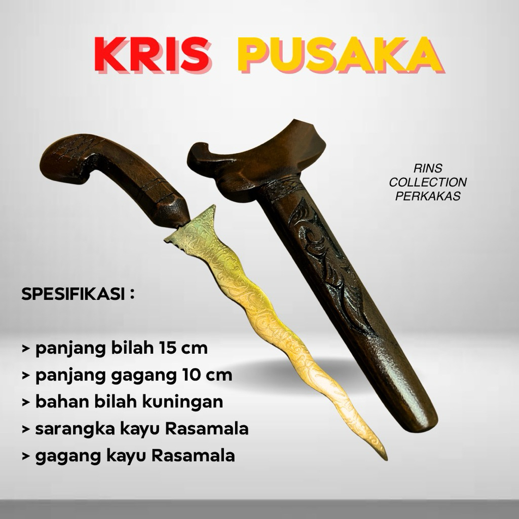 Kris Pusaka / Kris Kuningan / Souvenir Kris