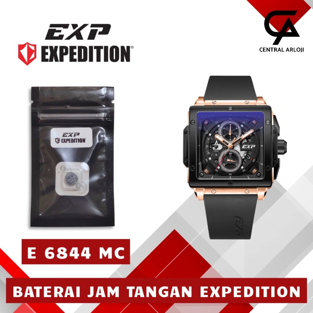 Baterai Jam Tangan Expedition E 6844 MC Original