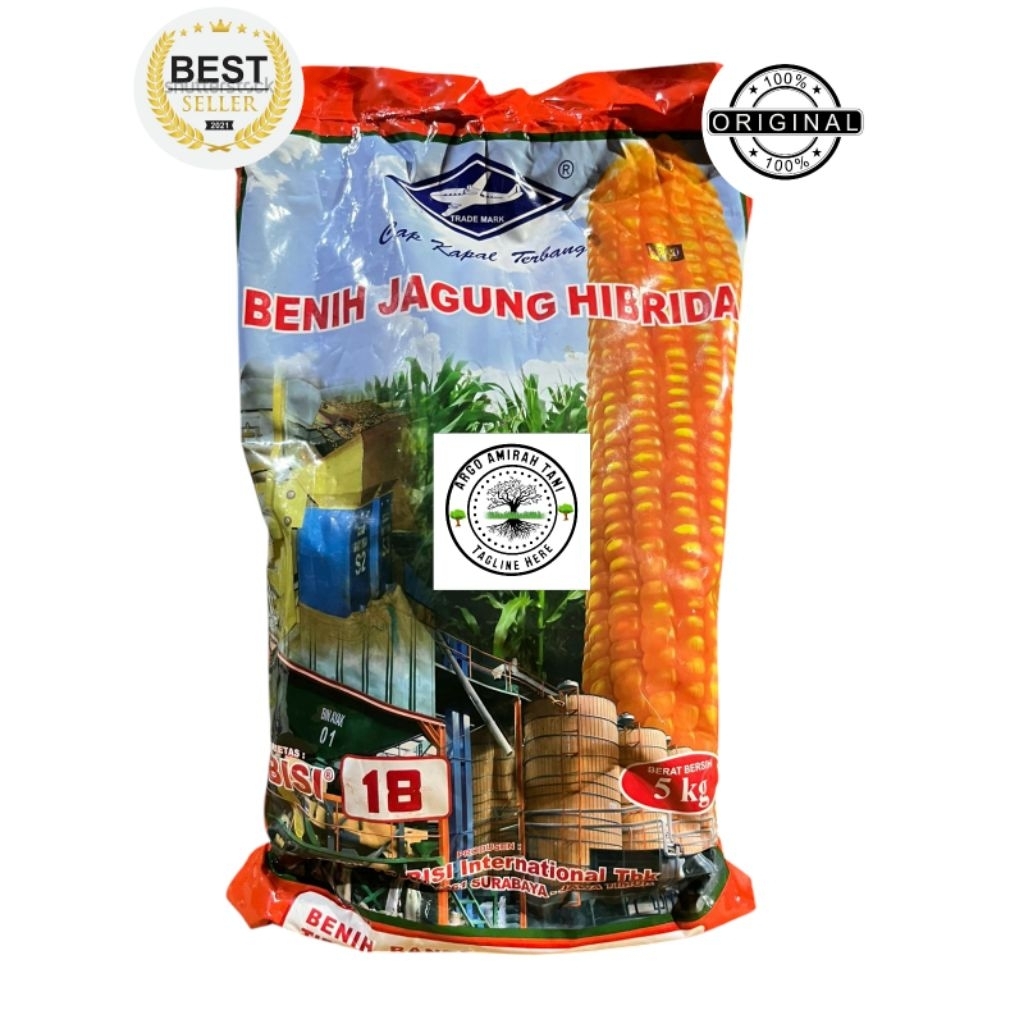 Benih Jagung bisi 18 Hibrida kemasan 5 kg