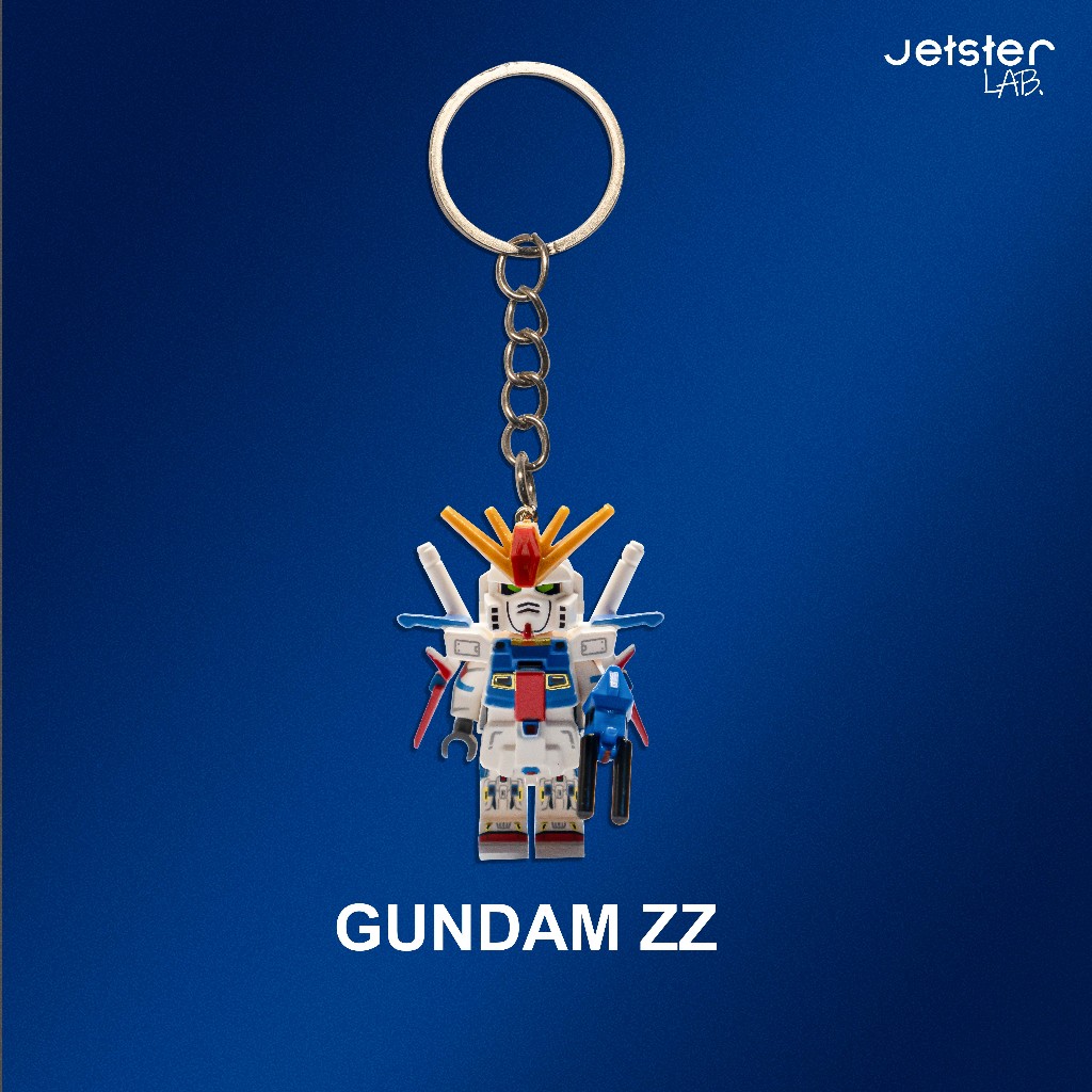 Jetster Lab Keychain Gantungan Kunci Figure Gundam ZZ