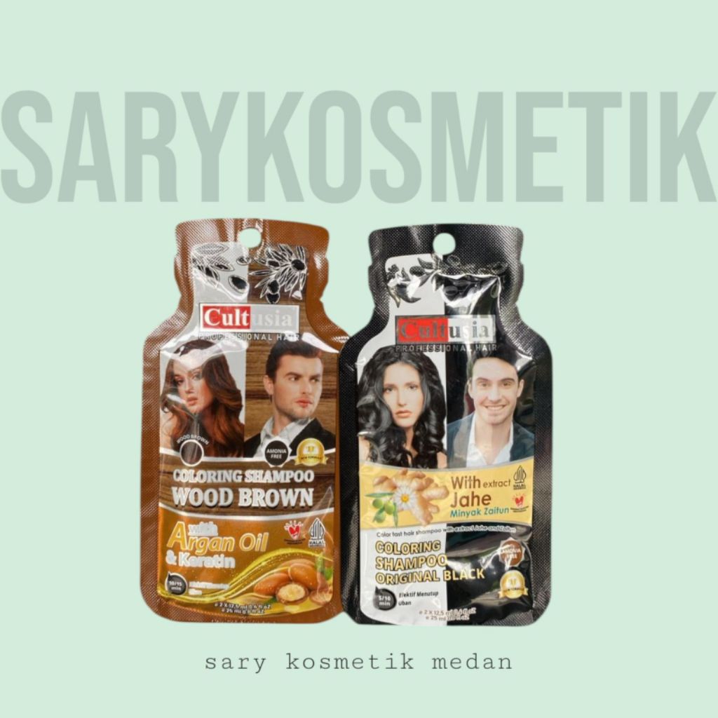 e,ix/ CULTUSIA SACHET SHAMPO UBAN 25 ml - shampo jahe penutup uban