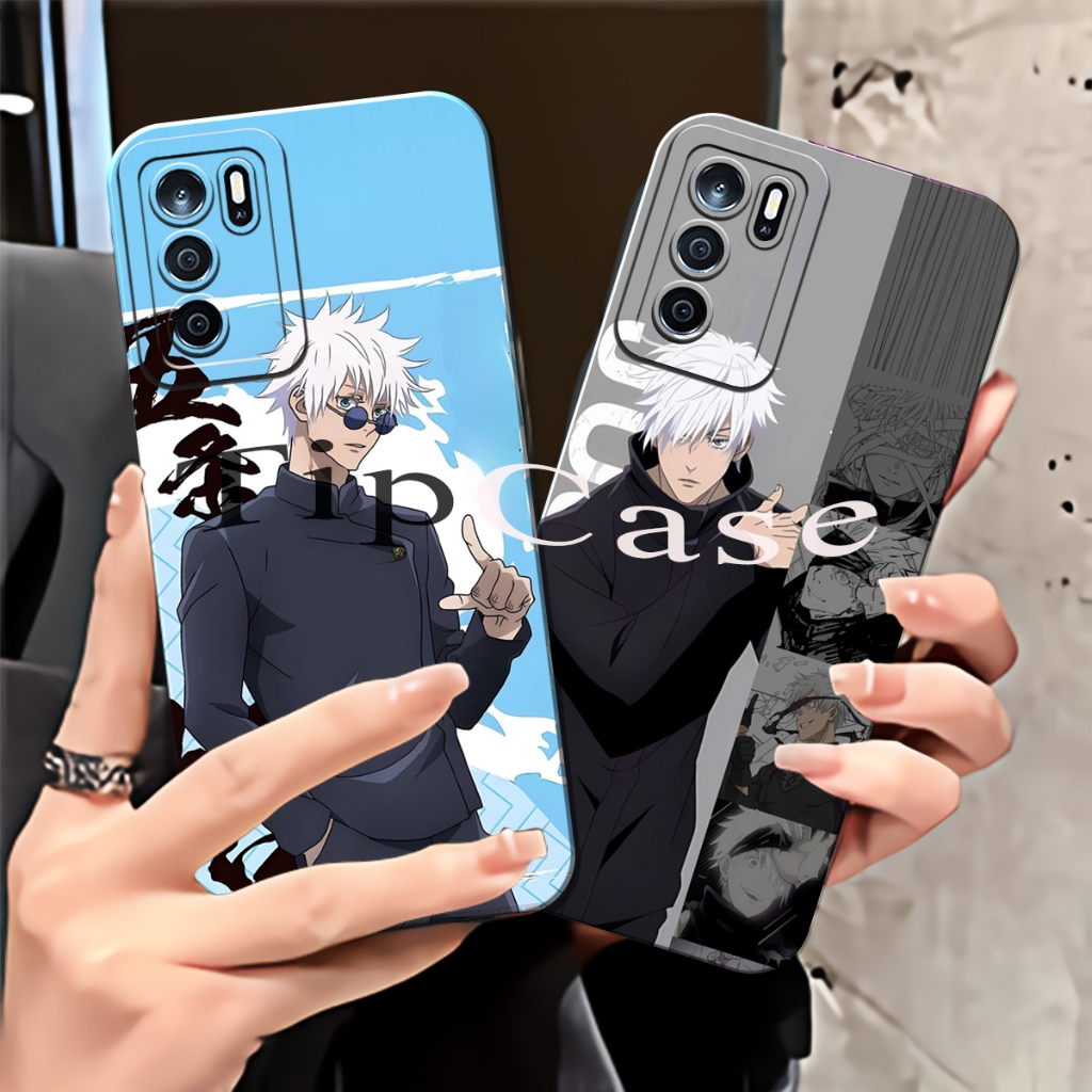 Case Hp Untuk Oppo A16/ A54s/ A54  Fashion Case Silikon Lentur Procamera  Motif Anime Gojo