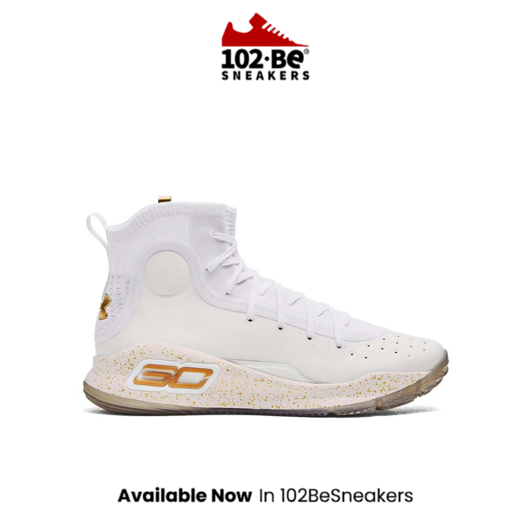 Sepatu Basket UA Men's Curry 4 Retro White