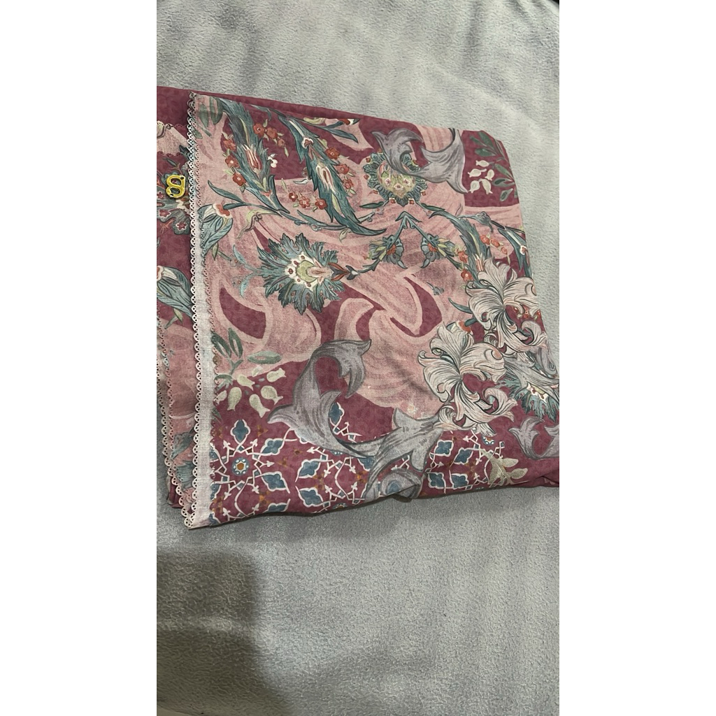 Preloved Button scarves Topkapi Dusty Rose