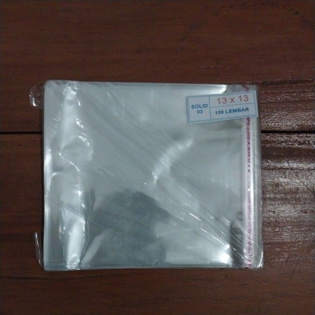 Plastik OPP 13 x 13 cm