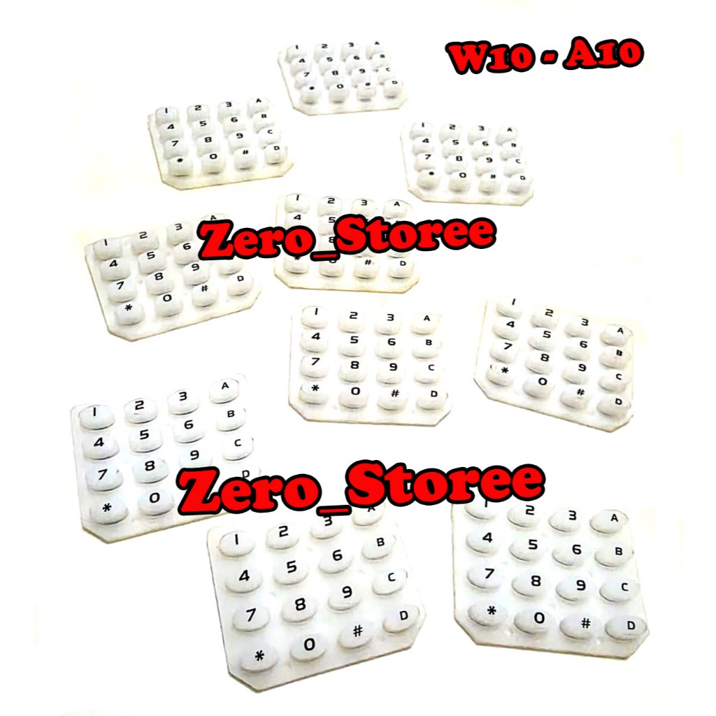 Keypad HT Alinco DJ-W10 DJ-W100 DJ-A10 Tombol Radio DJW10 DJW100 DJA10 kiped kipet keipad  keypet ke