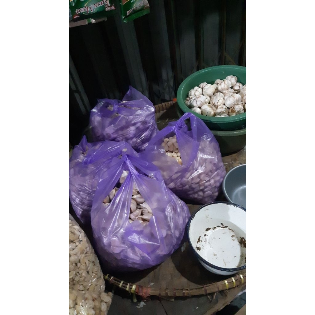

bawang putih kating 1kg bersih tanpa boggol