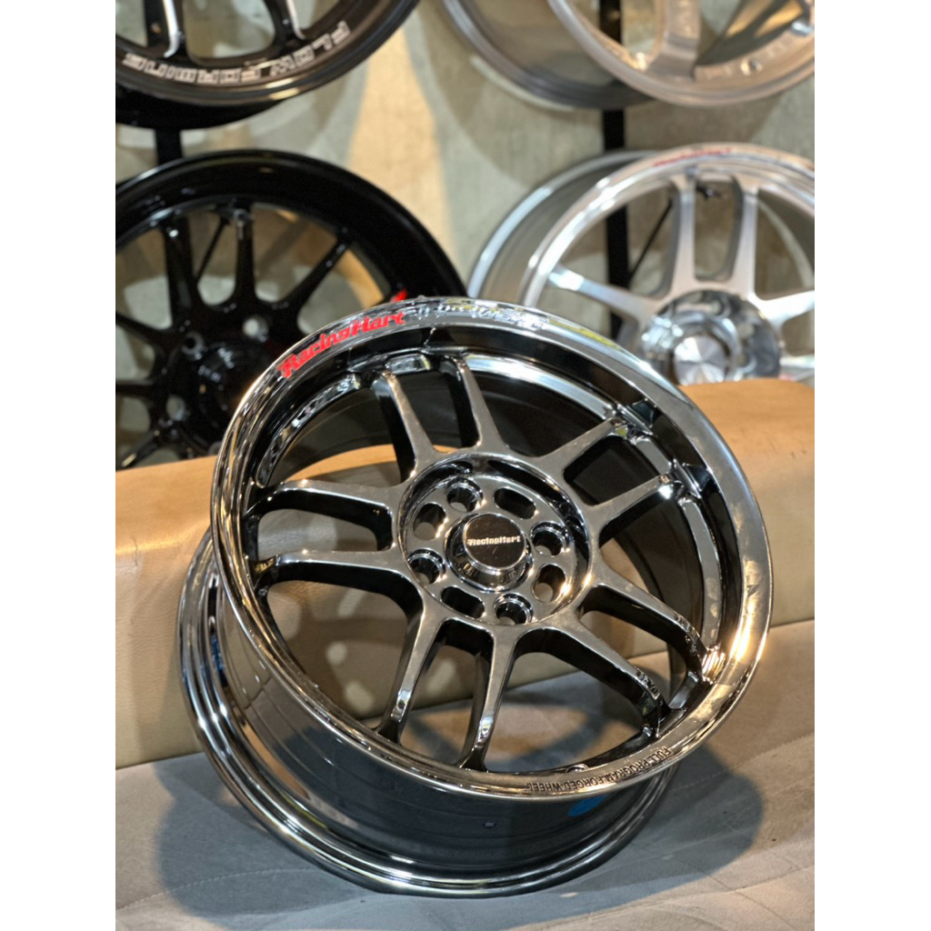 Velg Racing Hart Cp035 Blackchrome R15 Kondisi Baru