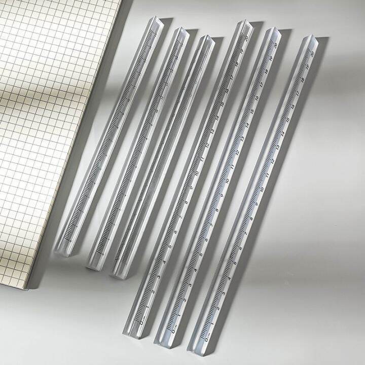 

[MINIMAL BELANJA 10RB] 15cm Penggaris Segitiga Transparan