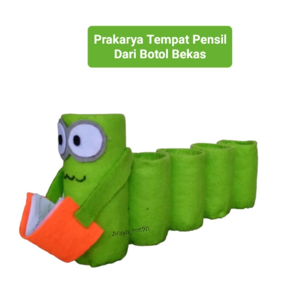 

PRAKARYA TEMPAT PENSIL DARI BOTOL BEKAS