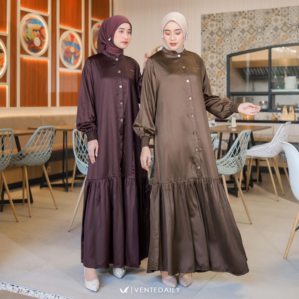 [NEW] GAMIS NAZIRA -  NAZIA MAXY BY VENTE // FASHION MUSLIM WANITA // JESSIE SET BY ANNORA