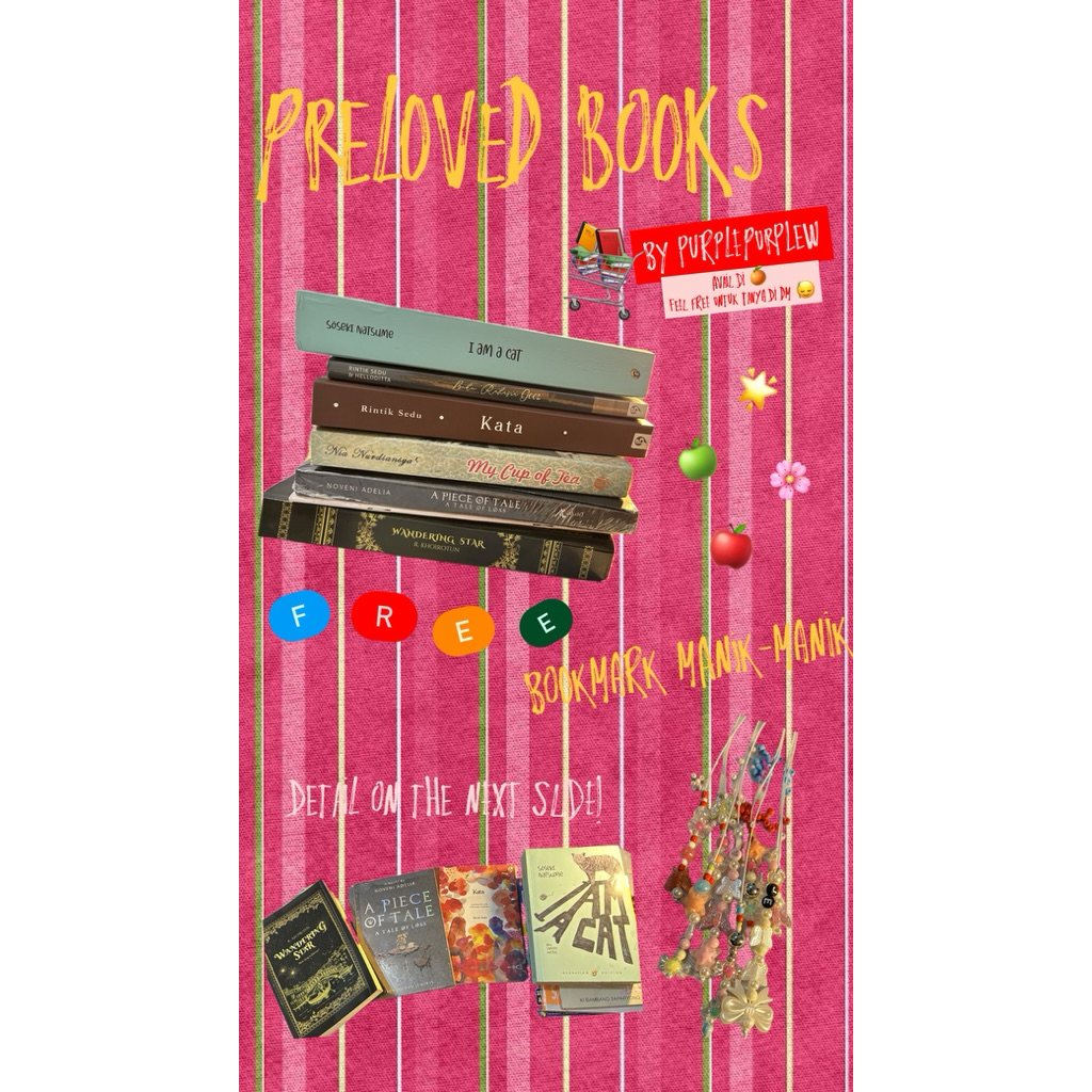 Preloved novel Olimpiade Surabaya & A Piece of Tale