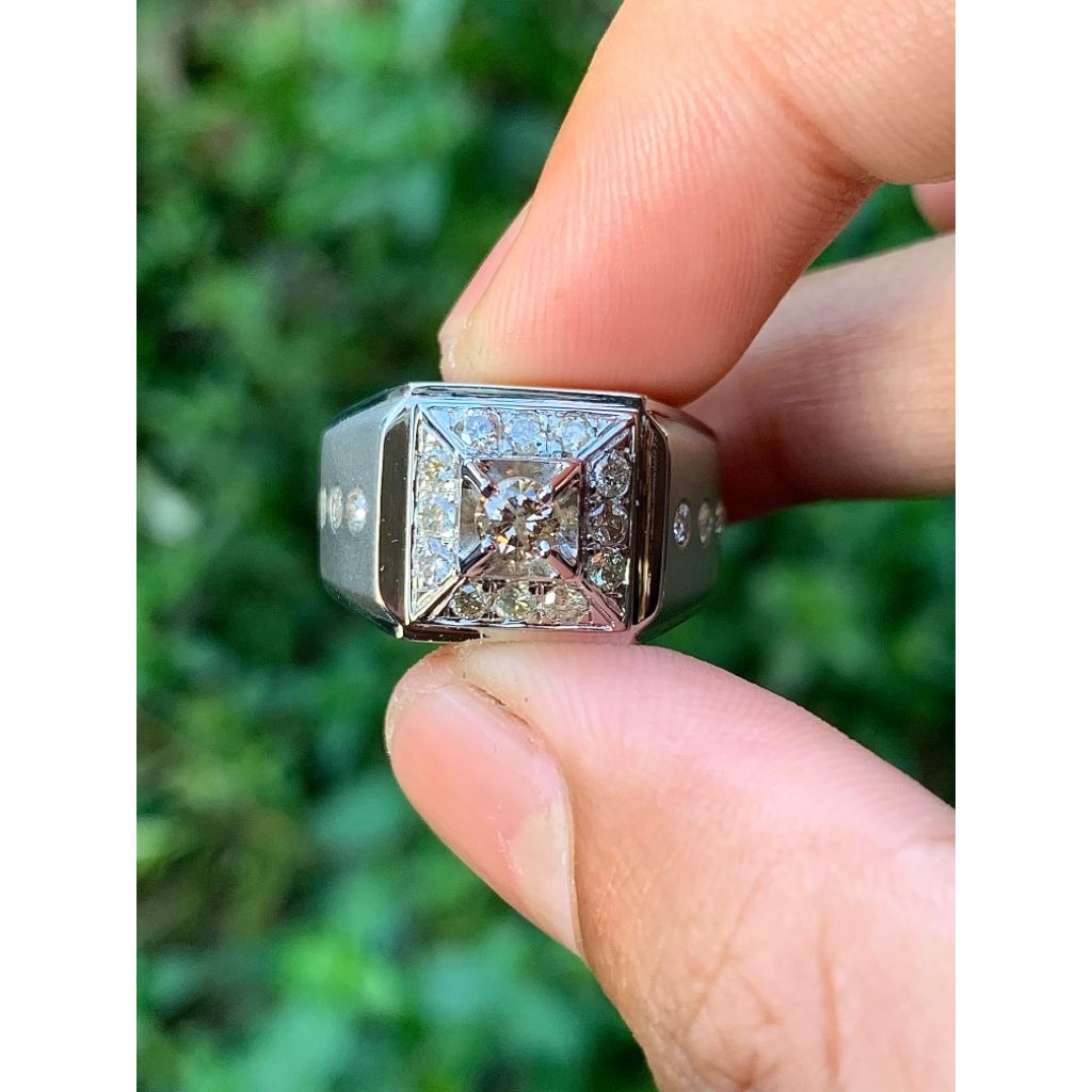 cincin pria murah meriah mata berlian