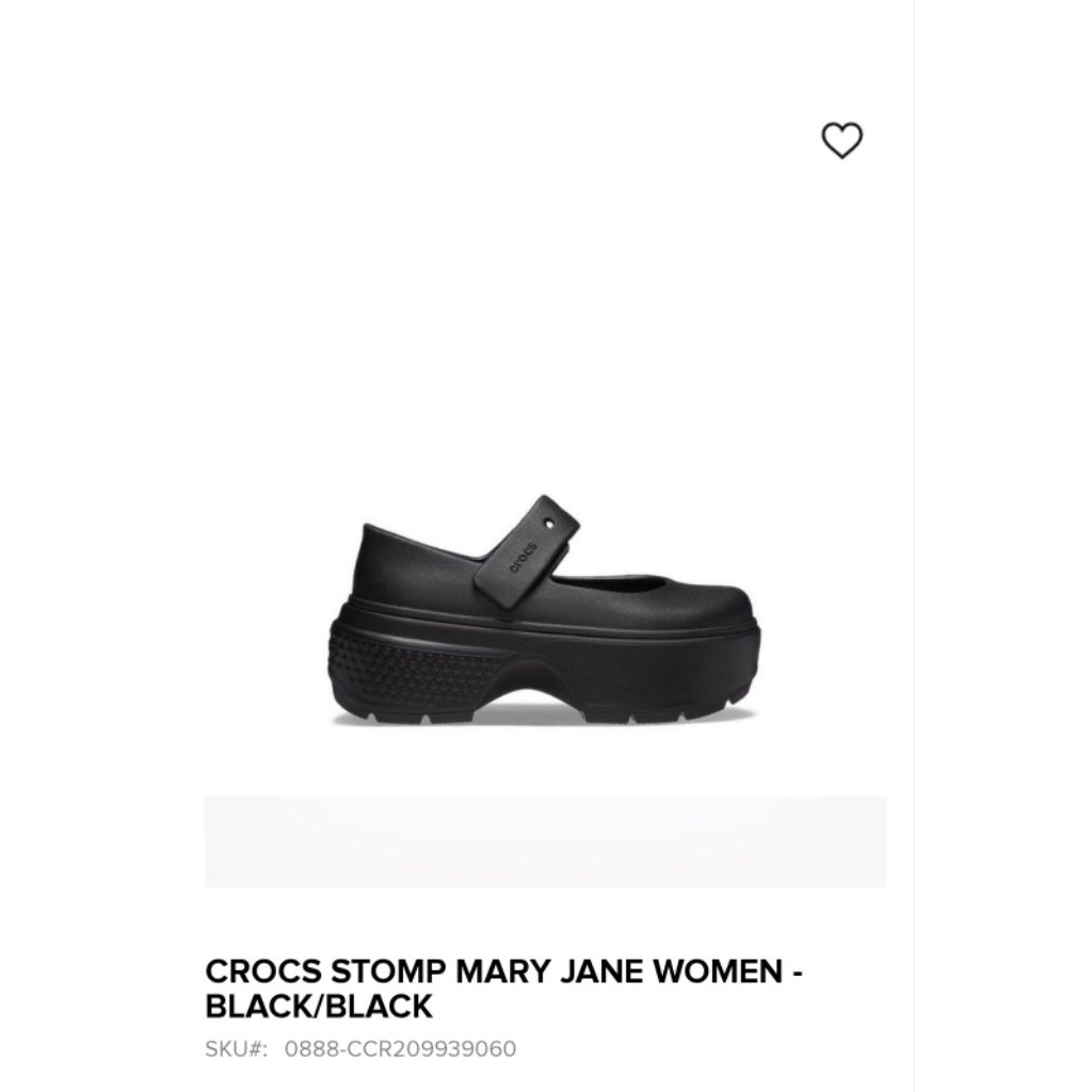 CROCS STOMP MARY JANE PRELOVED