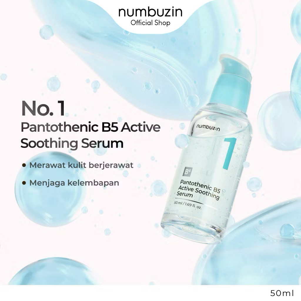 Preloved Numbuzin No.1 Pantothenic B5 Active Soothing Serum Sisa 40ML