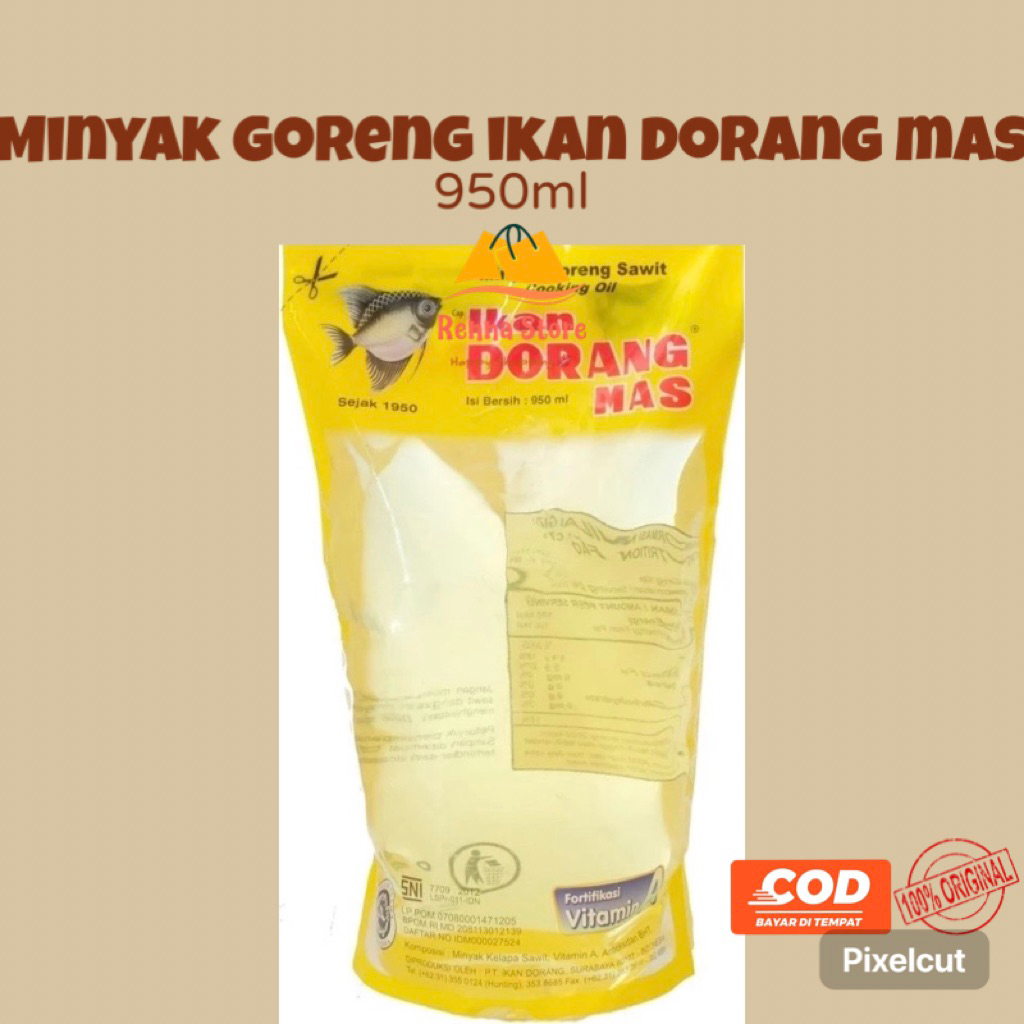 

Minyak Ikan Dorang Mas FORTUNE Sabrina Sedaap Zafira 1L Minyak Goreng Sawit