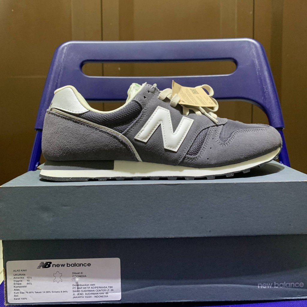 Sepatu Original Pria NB 373 V2 - Grey/White ML373QD2
