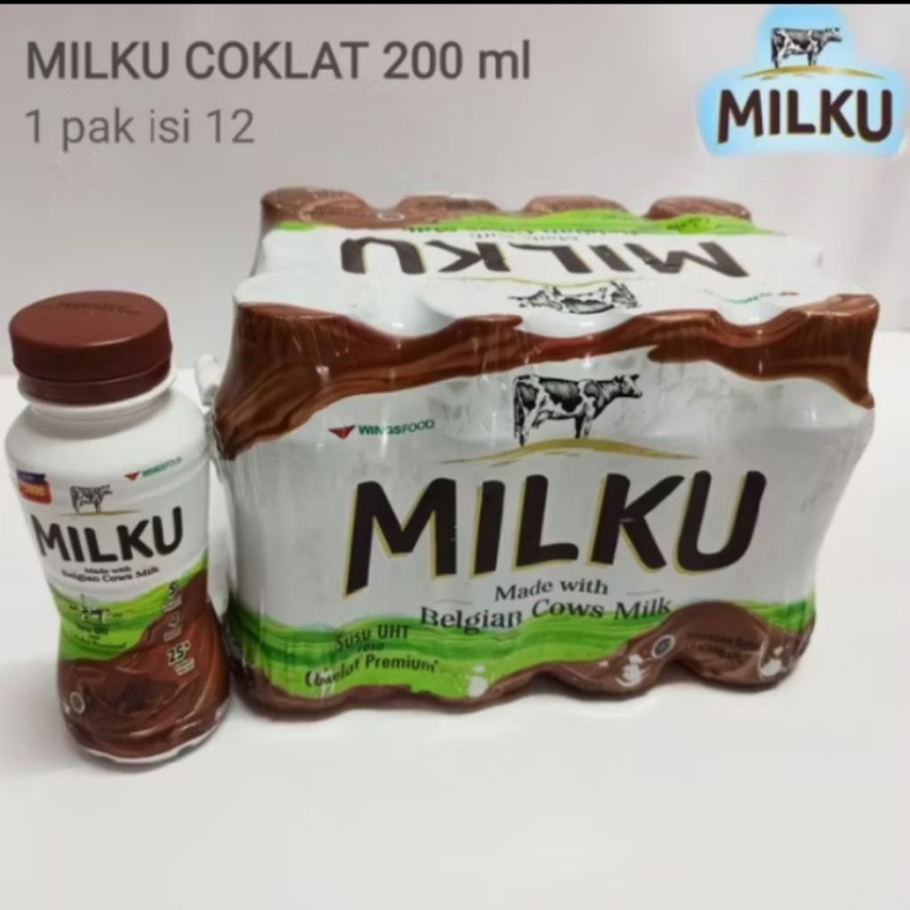 

MILKU SUSU UHT COKLAT 200ML (ISI 12 BOTOL)
