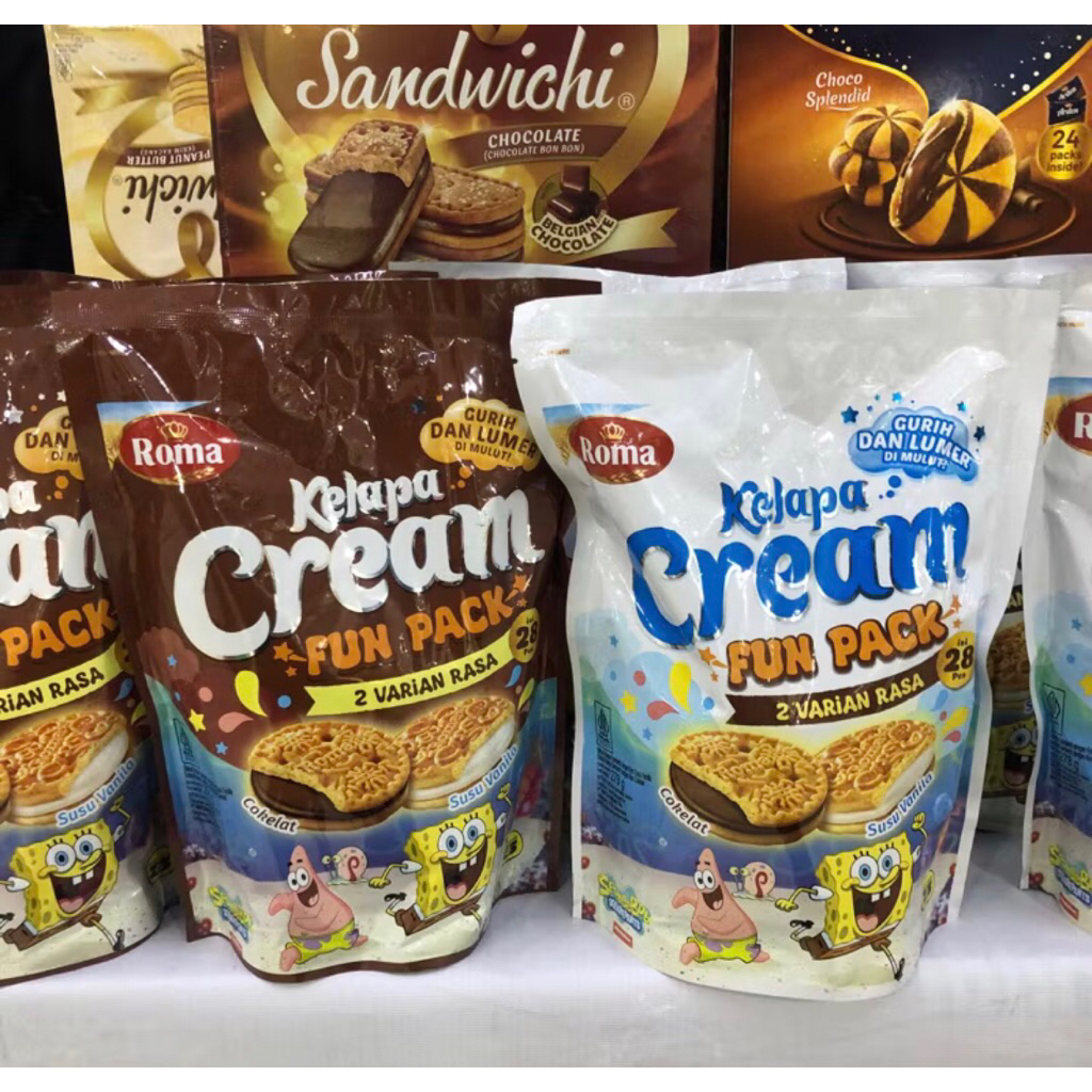 

ROMA KELAPA CREAM FUN PACK POUCH 278g