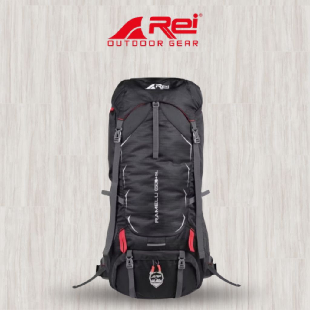 Tas Carrier Arei Ramelu 60+5L ORI100%+Raincover