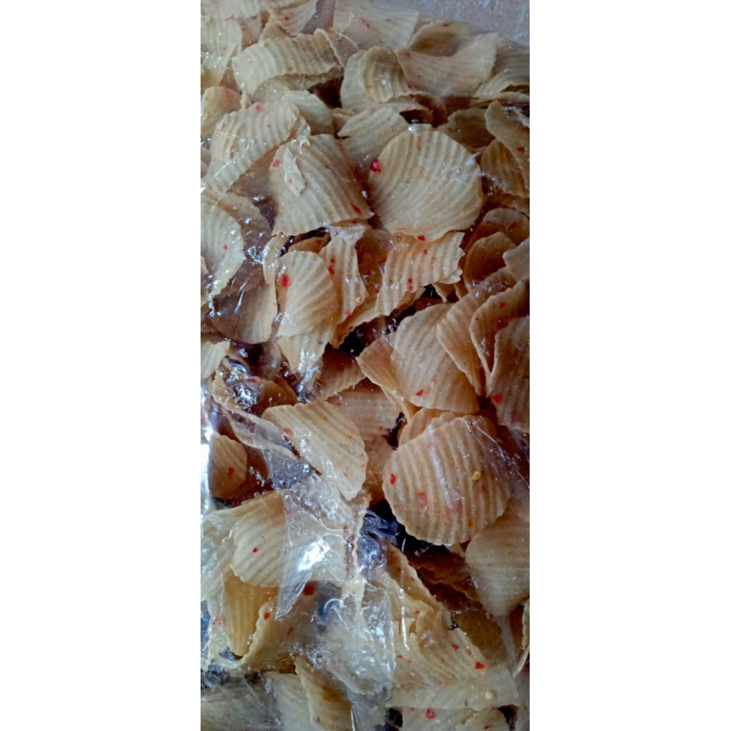 

Keripik kerupuk Puyur Pedas manis Khas Magelang Mentah 250 gram