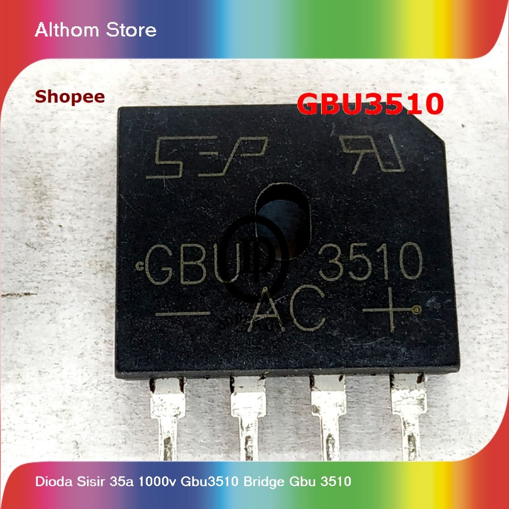 dioda sisir 35a 1000v gbu3510 bridge gbu 3510