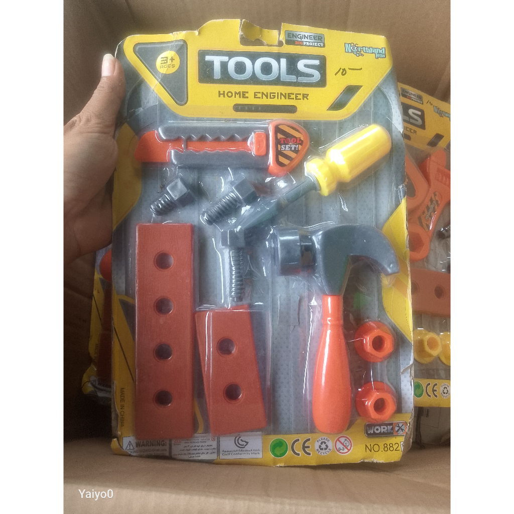 Mainan anak alat perkakas maianan anak peralatan tukang / Tools Box