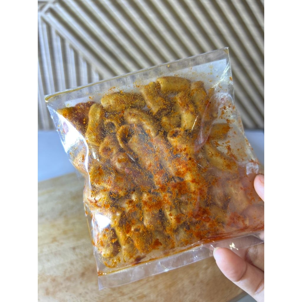 

Makaroni Bantet isi 5pcs | Cemilan | Snack | Pedas | Jajanan Jadul organik original Makaroni Bantat murah Camilan Makroni Asin Makanan fuji Daun basreng rasa pedas Seblak Mix Keripik Bal kekinian