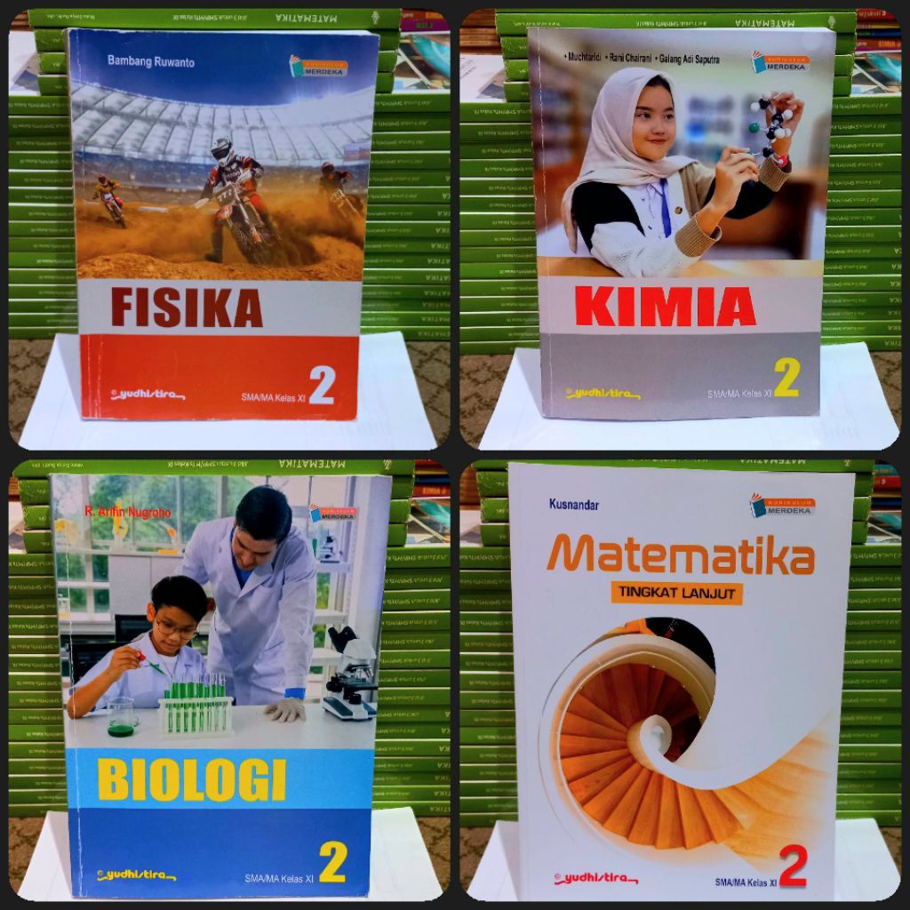 BUKU YUDHISTIRA KURIKULUM MERDEKA SMA MA KELAS 11 FISIKA, BIOLOGI, MATEMATIKA DAN KIMIA