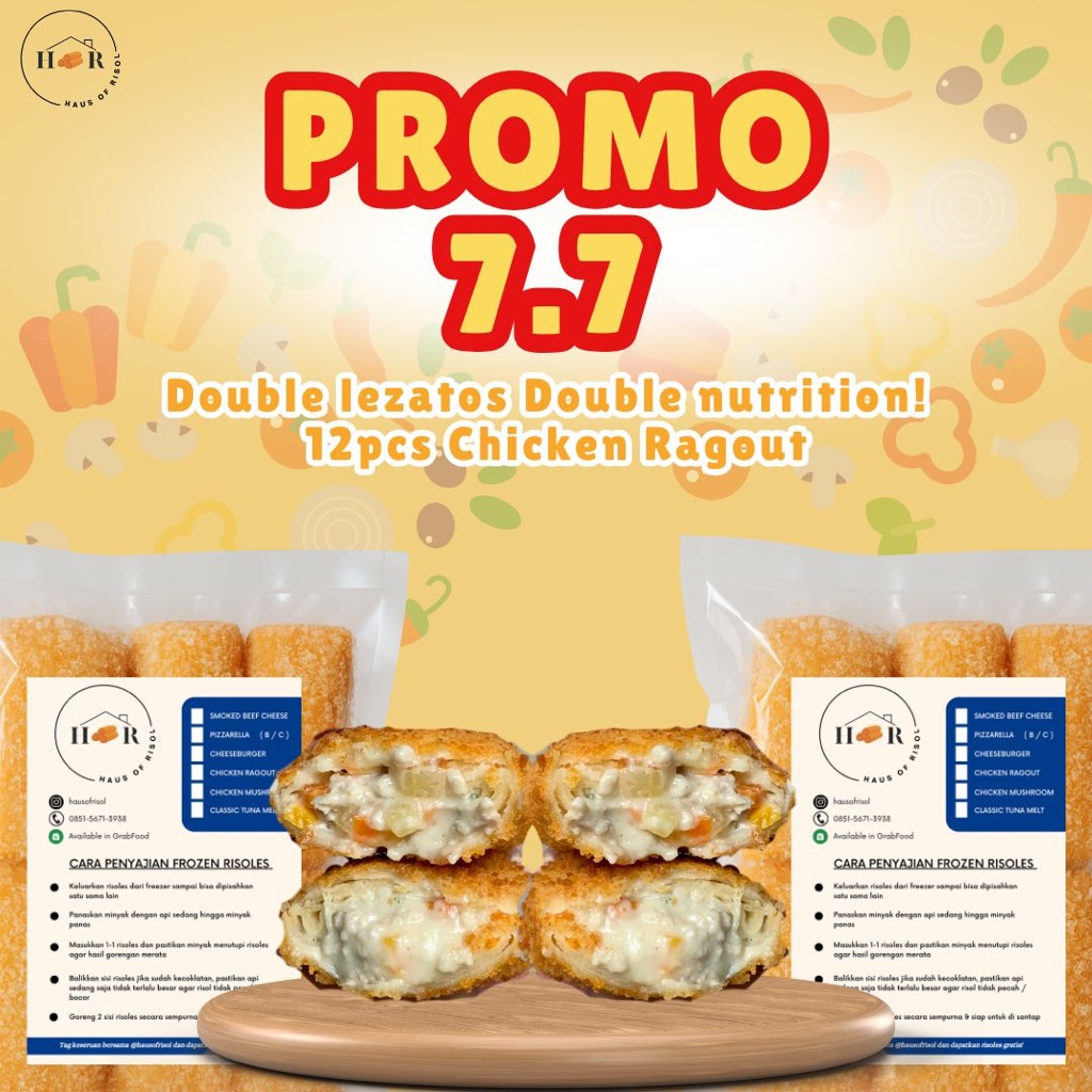 

HAUS OF RISOL - PROMO 7.7 CHICKEN RAGOUT 2 PAX FROZEN