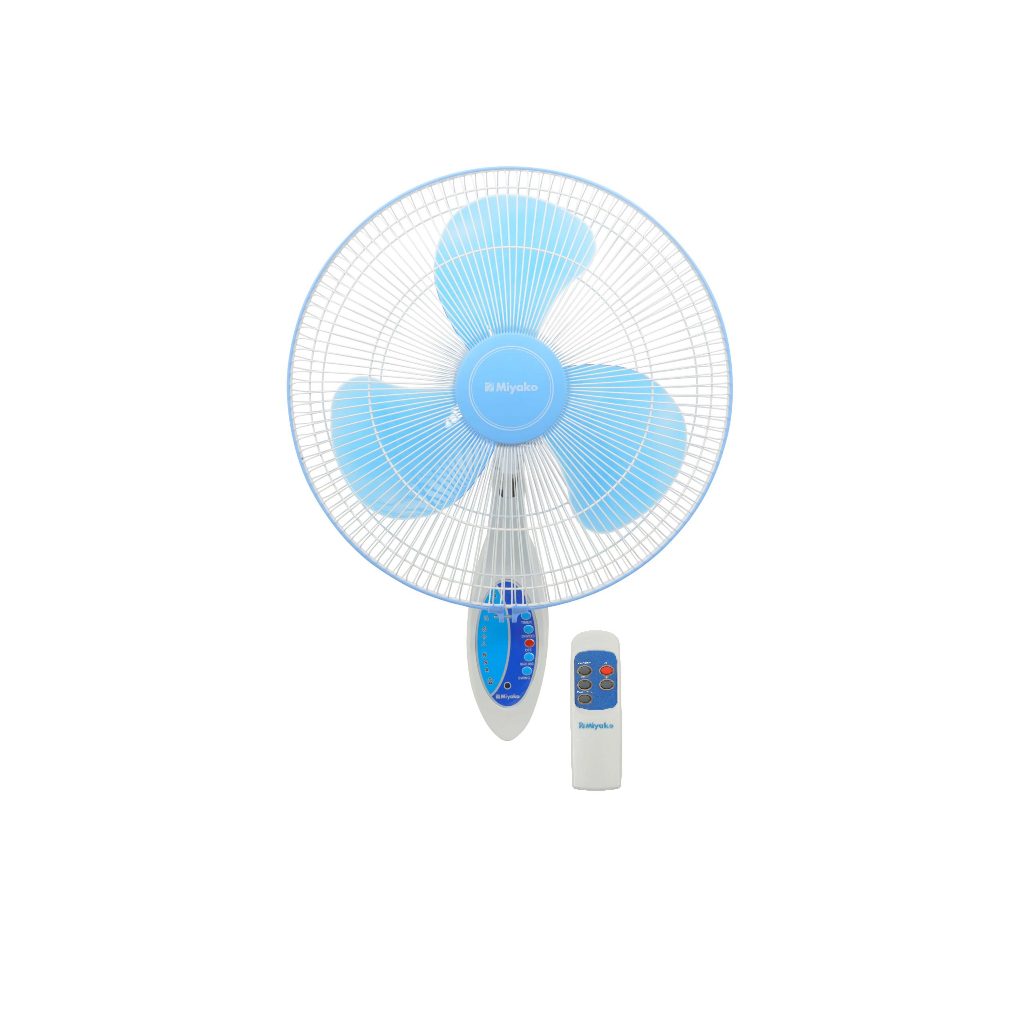 [KHUSUS INSTAN / GOSEND] Wall Fan Miyako 16" + Remote KAW-1689 RC/ Kipas Angin Tempel Dinding 16 inc