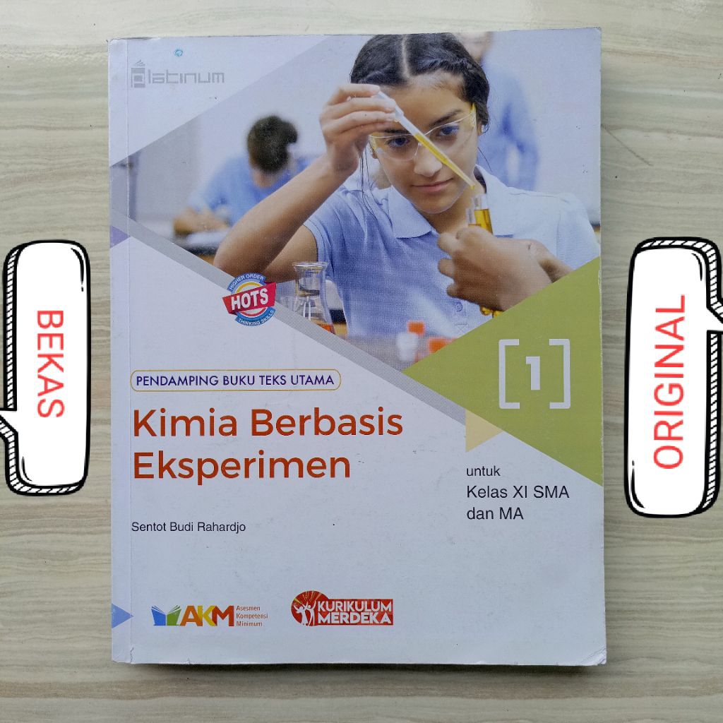 Buku IPA Kimia Berbasis Eksperimen 1 kelas 11 XI 2 II MA SMA Penerbit Platinum Tiga Serangkai Kuriku