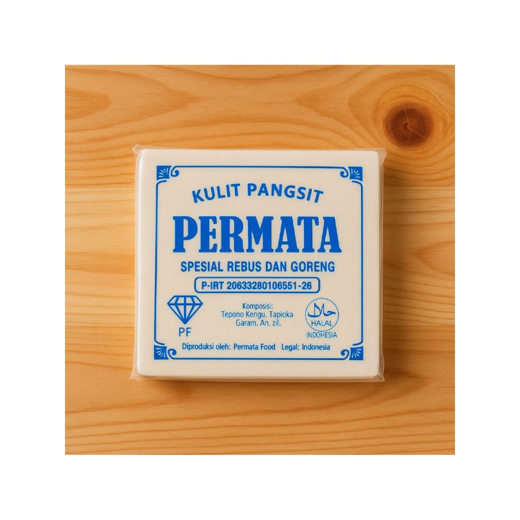 

kulit pangsit permata diameter 12cm rebus dan goreng