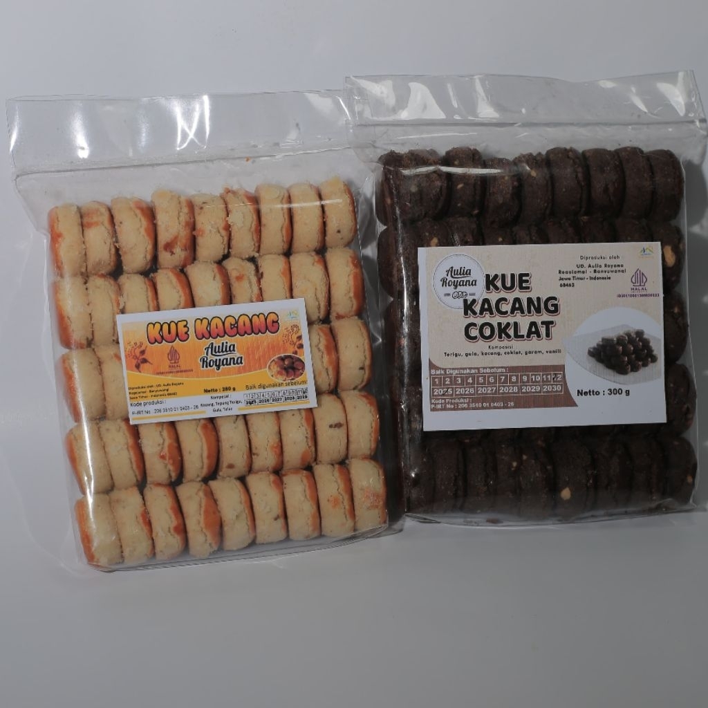 

Home Made | Kue kacang Aulia kemasan 280g (isi 45 biji)