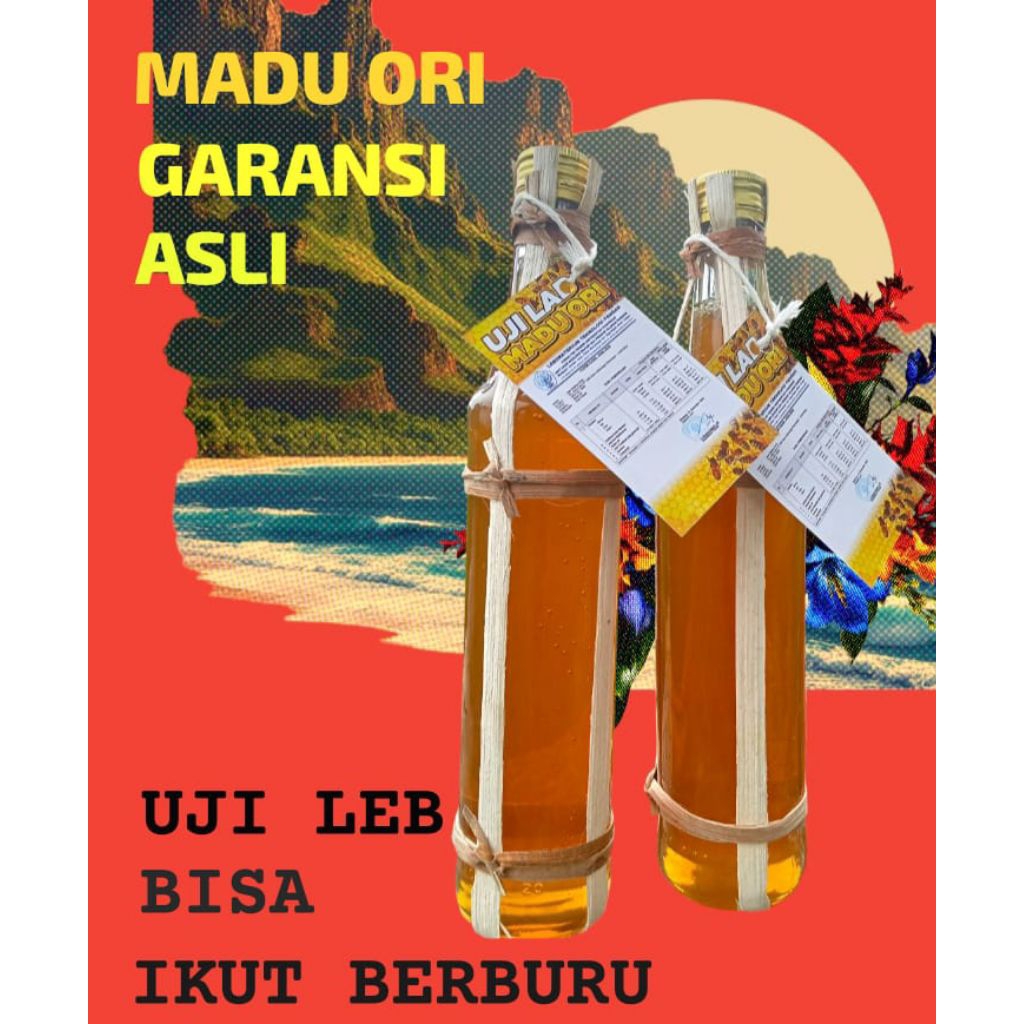 

Madu Murni Asli Original Nektar Multiflora 100% Alami Pure Natural Raw Honey