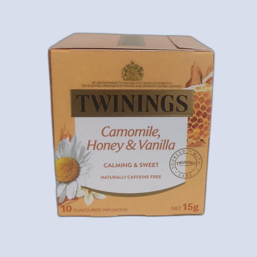 

Teh Twinings Camomile, Honey & Vanilla Calming & Sweet 10 Infused 15gr