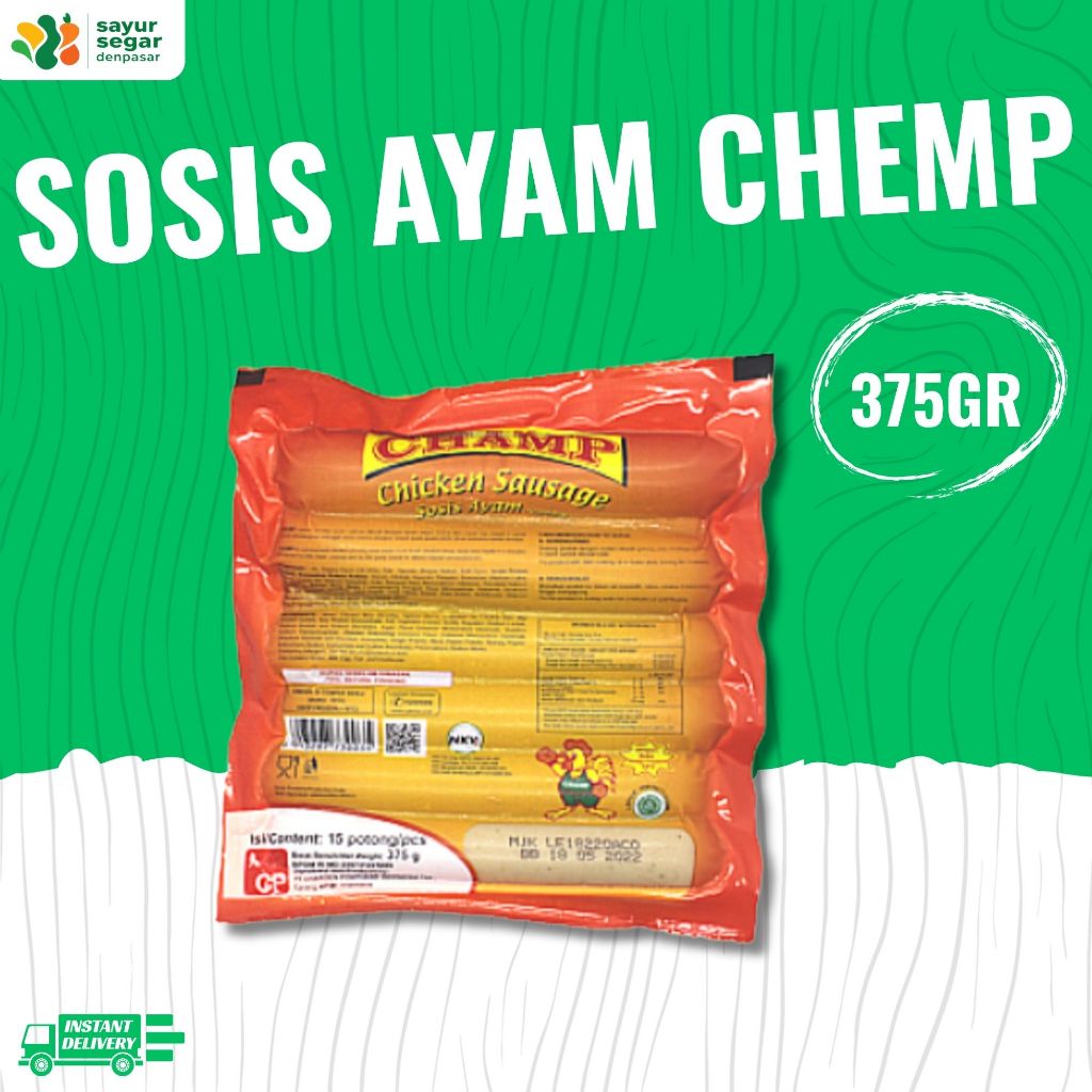 

Sosis Ayam Chemp 375gr - Sayur Segar Denpasar