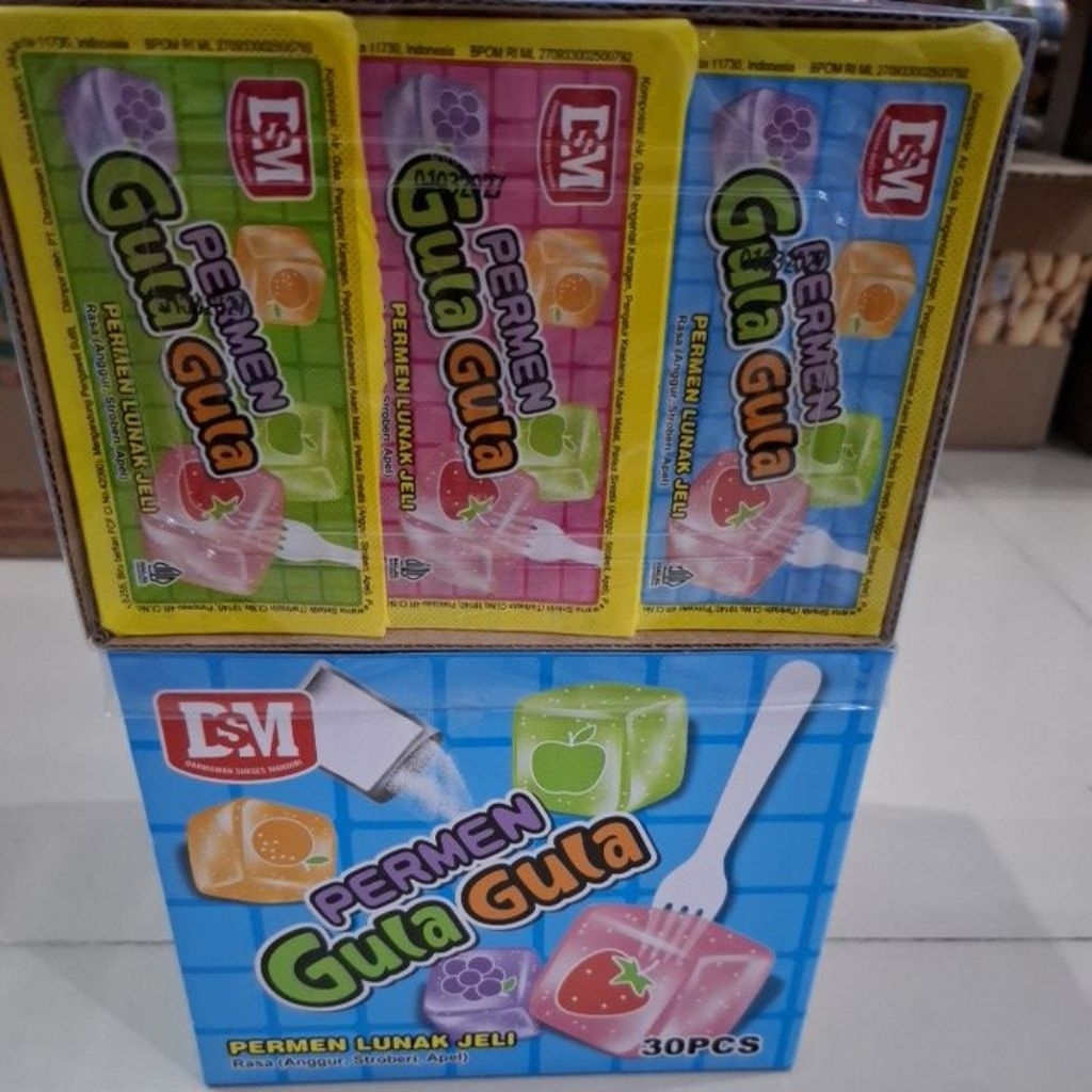

Permen Gula Gula // 30 pcs // box