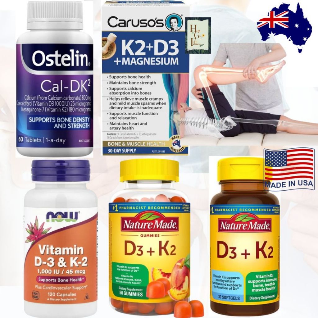 Carusos Vitamin K2 + D3 + Magnesium 30 Tablet