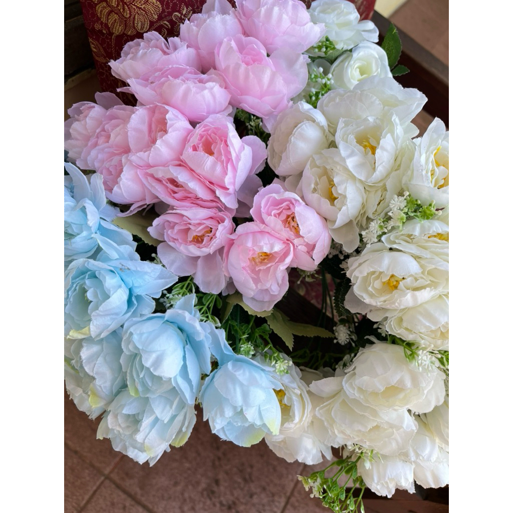 Preloved Bunga Plastik Masih Baru Perlengkapan Buket