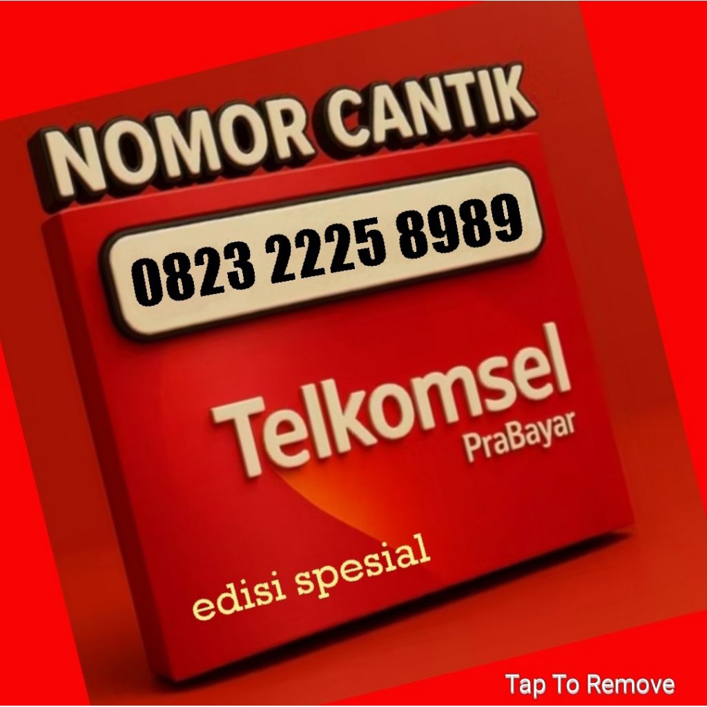 Nomor Cantik Telkomsel 0823.2225.8989