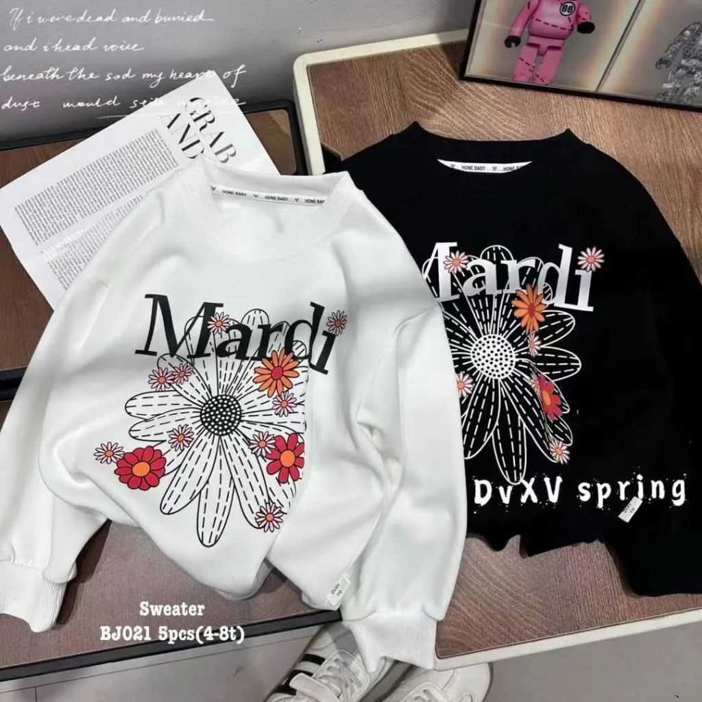 Atasan panjang anak perempuan import bj021