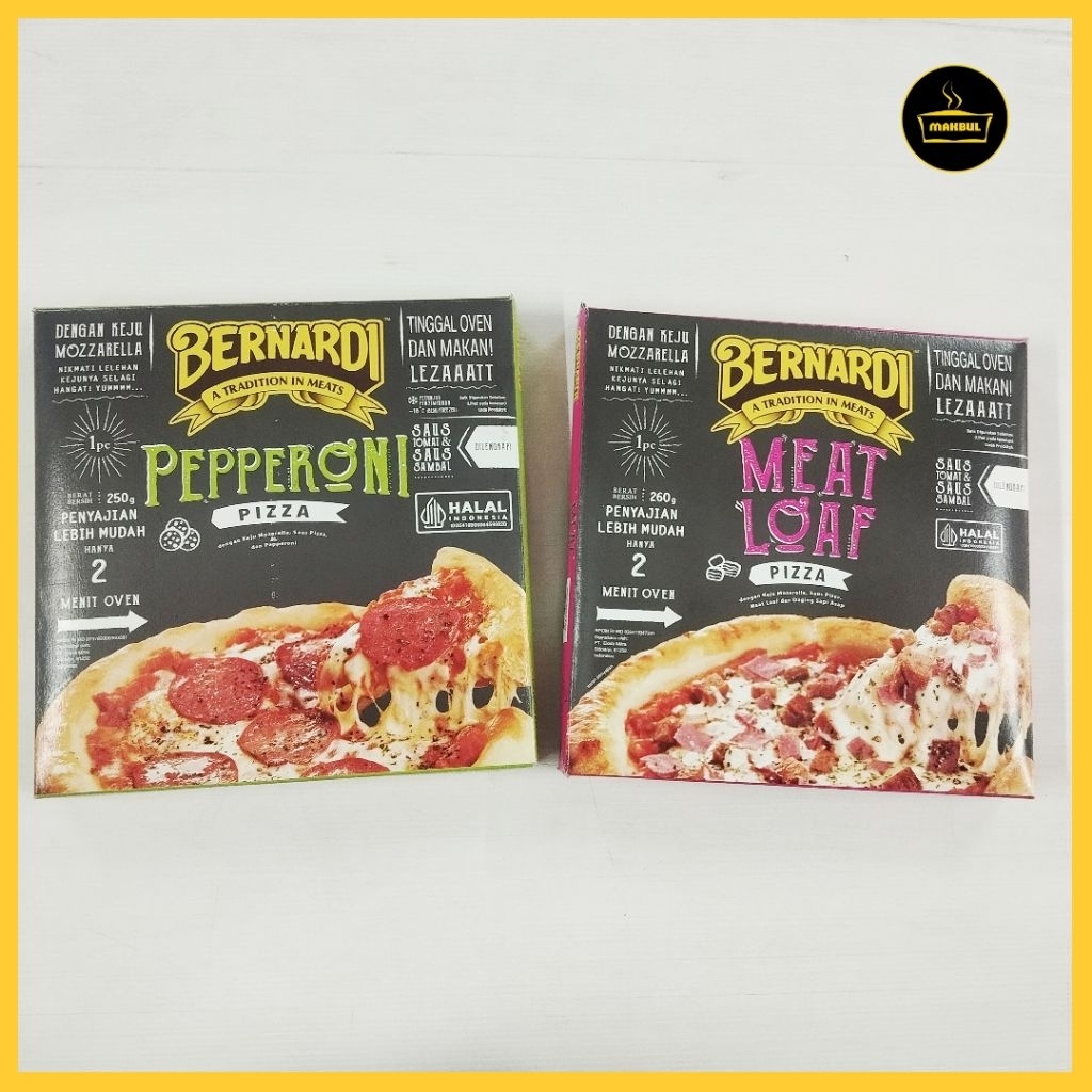 

Bernardi Pizza Frozen Pepperoni dan Meat Loaf